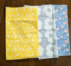 花柄生地はぎれ3枚セット