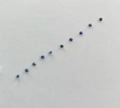 サファイア　メレルース　1.3mm 10個