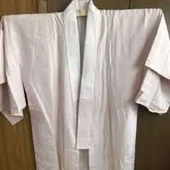 39 中古 長襦袢 袷 化繊 手縫い 裄63(前24後ろ30) 丈122