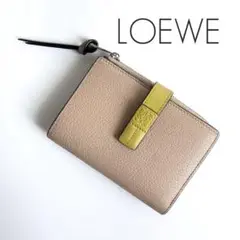 岬！ロエベ スリムジップバイフォールドウォレット　キャラメル　未使用 LOEWE ロエベ 財布 レディース スリムジップバイフォールド