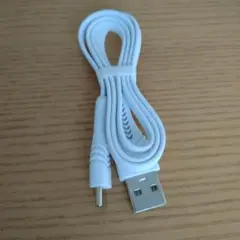 USB Type-A　USB Type-C ケーブル 66cm　白