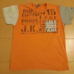 JUNKO KOSHINO オレンジグレー Tシャツ M120