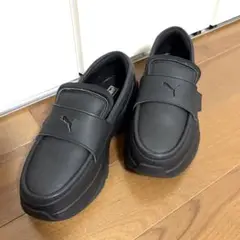 PUMA プーマ ローファー 黒 23.5センチ 美品