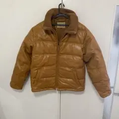 Canyon de Chelly キャメル　牛革 ダウンジャケット L