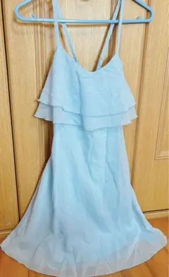 新品タグ付き　ブルーキャミソールミニワンピース♡ Mサイズ