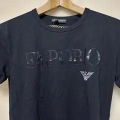 ＥＭＰOＲＩO．ＡＲＭＡＮＩ黒Ｔシャツ〜サイズＭ〜男女兼用〜新品未使用〜前後ロゴ