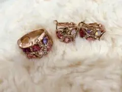 ピアスとリングセット