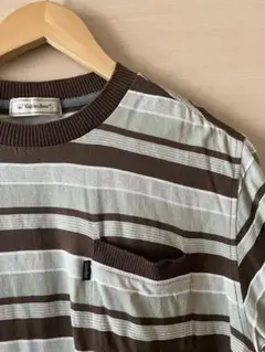 Golden Bear マルチストライプ半袖Tシャツ