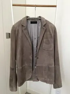 *再値下げ*美品* スウェードレザージャケット (サイズ40)