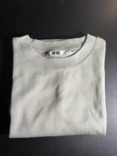 ユニクロ S薄緑エアリズムコットンオーバーサイズ