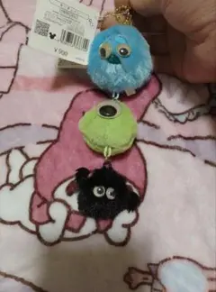 新品タグ付き！ディズニー　モンスターズインク　マルマルストラップ
