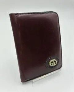 希少品 GUCCI グッチ 名刺入れ カードケース ワインレッド レザー