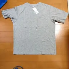 UNIQLO オーバーサイズポケツキTシャツ グレー