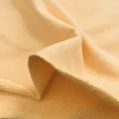 イエロー裏毛ニット　生地巾170×50