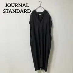 【ジャーナルスタンダード】BAND PULL ワンピース　黒　ブラック
