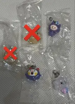 truz ガチャガチャ めじるしアクセサリーCHILLI、SOM、WOOPY