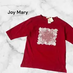 ✨新品未使用✨【Joy Mary】レースデザイン 七分袖パジャマ 上のみ 赤 L