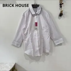 BRICK HOUSEシャツ　トップス　七分袖　UVカット　形態安定　未使用
