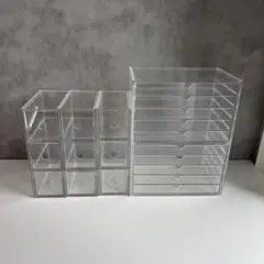 無印良品　アクリル製引き出し収納ボックスセット