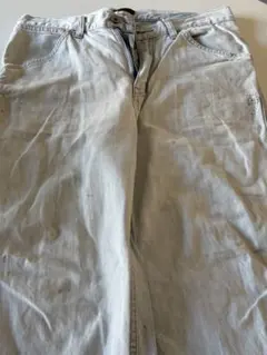 ユニクロ　じーンズワイドパンツ