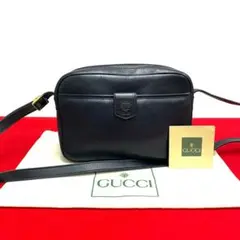 極 美品 オールドグッチ GG ロゴ スエード レザー ミニ ショルダーバッグ