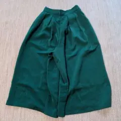 新品Techichiダークグリーン ガウチョパンツフリーサイズ