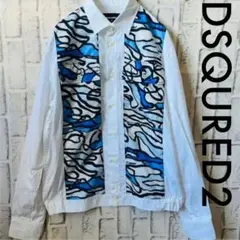 ディースクエアード Dsquared2 アウター風シャツ アートグラフィック