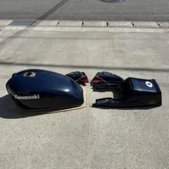 カワサキ Z1000ST?kz1000MK2/Z750FX?サイドカバー右 Z1000MK2/Z750FX-1＜ルミナスネイビーブルー＞ サイドカバー