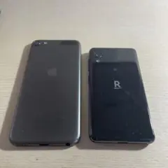 iPod touch (第6世代) スペースグレーとR楽天ミニブラック