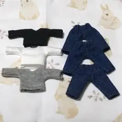 【限定SALE】オビツ11 服 ハンドメイド シャツ+ズボン 6点セット