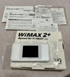 【モバイルルーター】WiMAX 2+ Speed Wi-Fi NEXT W06