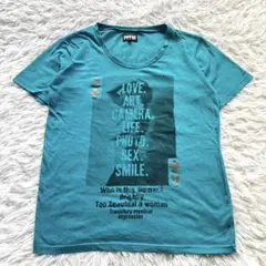 ピーピーエフエム PPFM Tシャツ ビッグロゴ y2k M 896