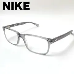 【美品】 NIKE ナイキ メガネフレーム 7240 クリア ブラック