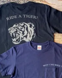 DRY BONES ポケットTシャツ　RIDE A TIGER