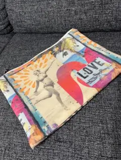まとめ買いで500円OFF✴︎【ローズバッド】キャンバスクラッチバッグ
