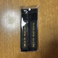 【ほぼ新品！】GOLD'S GYM ブラック リフティングストラップ