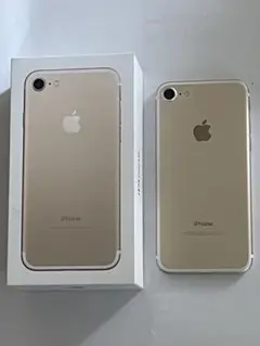iPhone 7 ゴールド 本体と箱