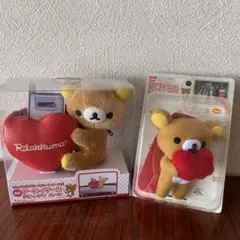 リラックマ　ハートケース　⑅୨୧⑅リラックマりんごエコバッグフック
