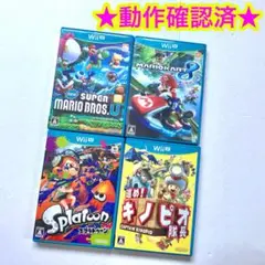 WiiU マリオカート8 マリオブラザーズ U スプラトゥーン キノピオ隊長