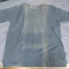 SEA BEES ライトブルー染めムラ柄 Tシャツ M
