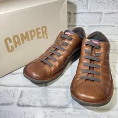 【美品】　Camper Beetle レザー ブラウン 41 ビートル