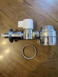 浄水器部品 B98-AU1 シルバー SANEI シングル混合栓用分岐アダプター(SANEI用) B98-AU1 (水栓