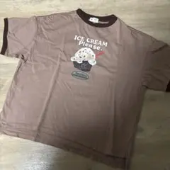 アイスクリームたちょうだいTシャツ 140