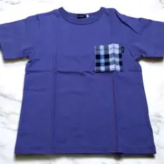 新品未使用　BeBe Tシャツ　パープル　半袖　140