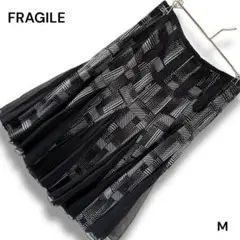 FRAGILE フラジールひざ丈フレアスカート 【レース】【総柄】 【38】