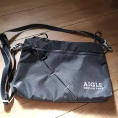 【美品】AIGLE ショルダーバッグ グレー