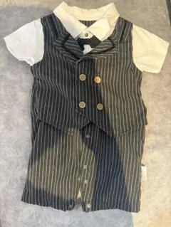 ベビー服　ロンパース　半袖 フォーマル　80cm