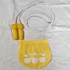 【美品】縄跳び　ロープ　未使用　お片づけ袋付き