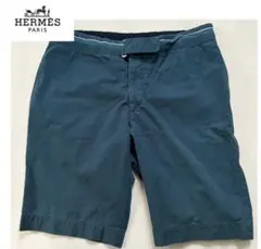 エルメス　コットン　ハーフパンツ　ショートパンツ　オフホワイト　４０サイズ 名東】エルメス ショートパンツ ホワイト 白 38サイズ コットン