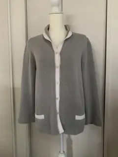 HERNO 襟付ニットカーディガン
